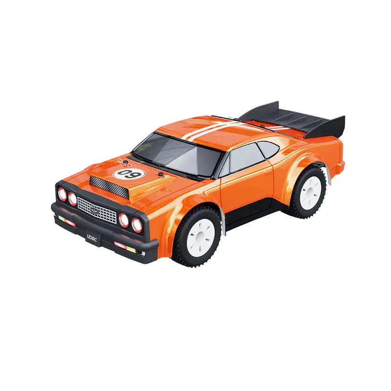1/16Th Drag Racer Brushed - Orange 1
