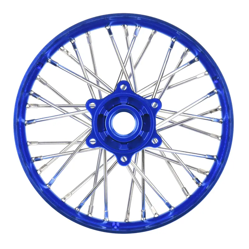1/4 Pro-Spec Aluminium V2 Bead Rear Wheel Blue 1