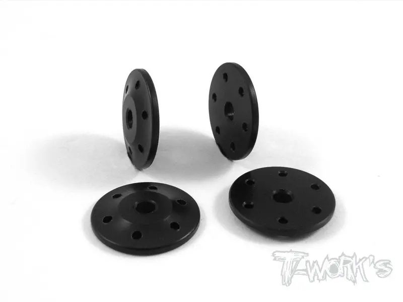 1.5Mm X 6 Hole Tapered Shock Pistons 16Mm - 4Pcs 1
