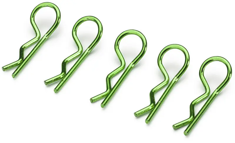 Absima Green Body Clips Small 10Pcs - Ab2440015 1