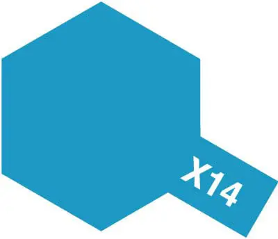 Acrylic Mini X-14 Sky Blue Paint 2