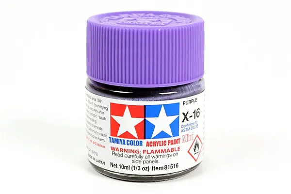 Acrylic Mini X-16 Purple Paint 1