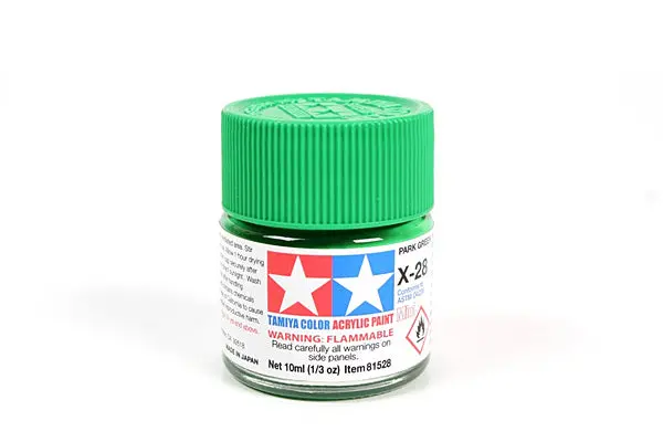 Acrylic Mini X-28 Park Green Paint 1