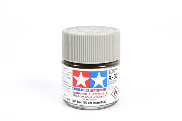 Acrylic Mini X-32 Titan Silver Paint 2