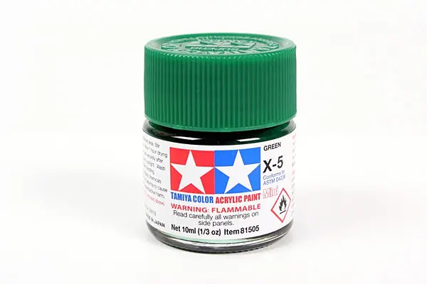Acrylic Mini X-5 Green Paint 1