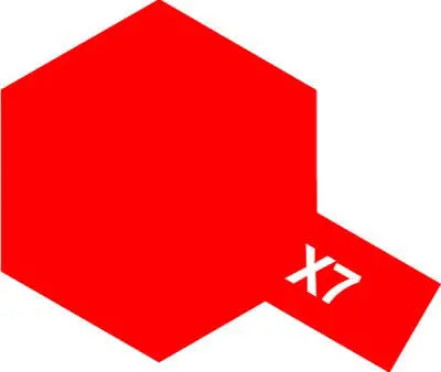Acrylic Mini X-7 Red Paint 1