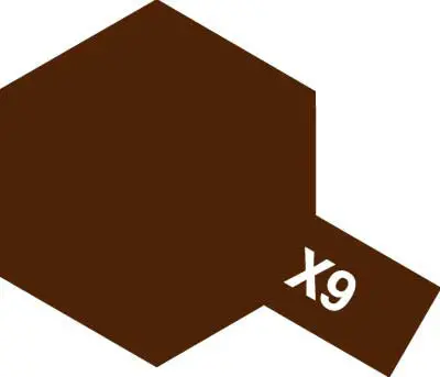 Acrylic Mini X-9 Brown Paint 2