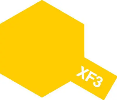 Acrylic Mini Xf-3 Flat Yellow Paint 2