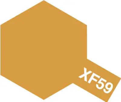 Acrylic Mini Xf-59 Desert Yellow Paint 1