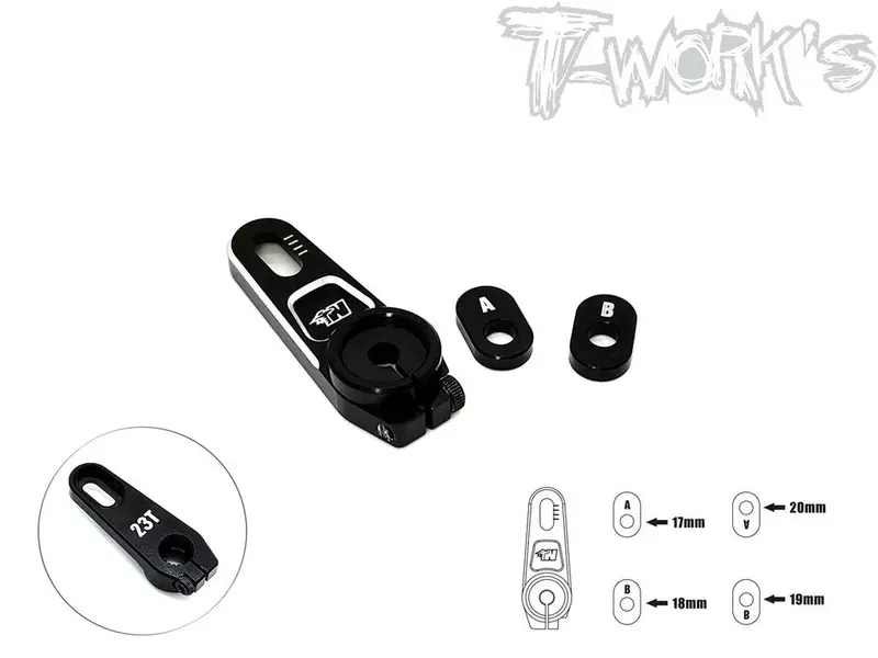 Adjustable Alu Clamping Servo Horn 23T 1