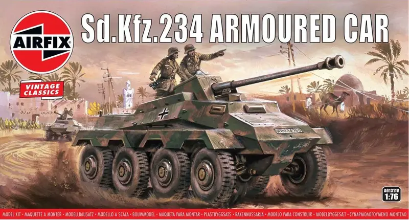 Airfix German Sd.Kfz.234 Armoured Car 1:76 - A01311v 1