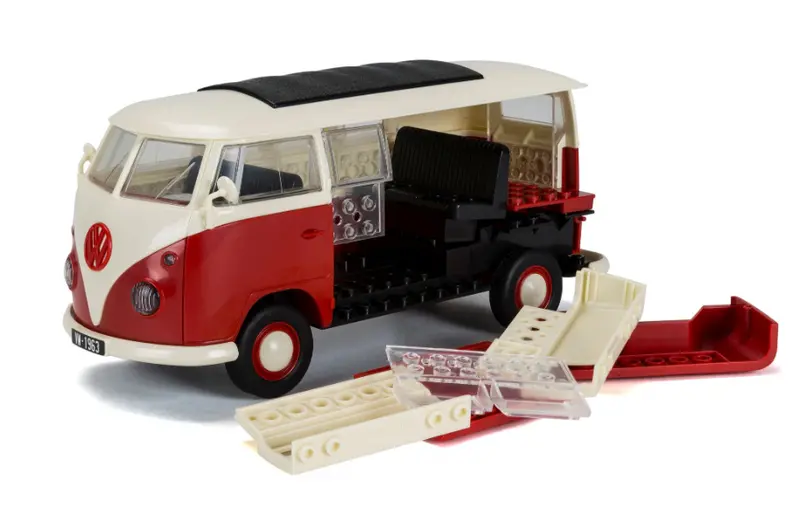 Airfix Quickbuild Vw Camper Van Red - J6017 2