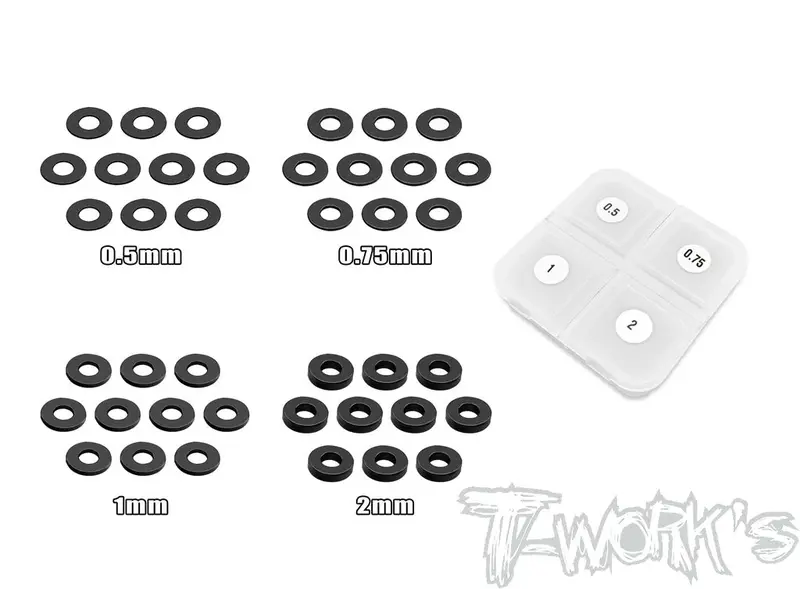 Alu Shim 3.5 X 8.5Mm Set - Black 1