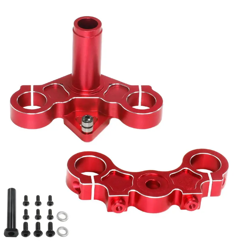 Alu Triple Clamp Set Promoto - Red * 1