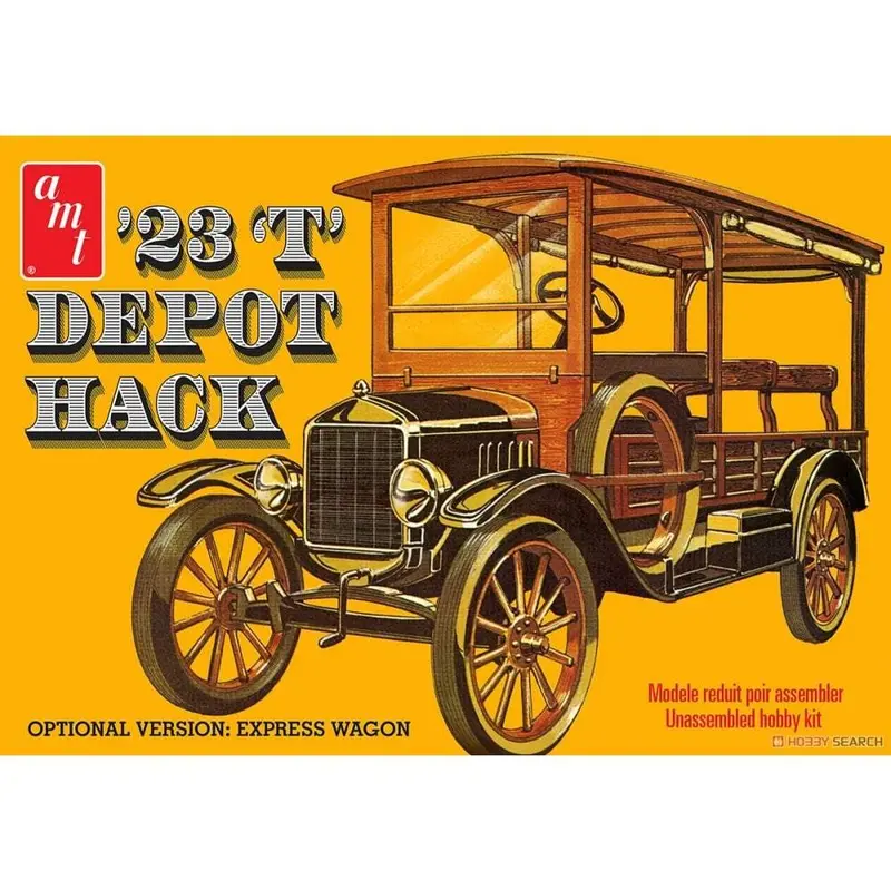Amt 1923 Ford Model T Depot Hack 1:25 - Amt1237 1