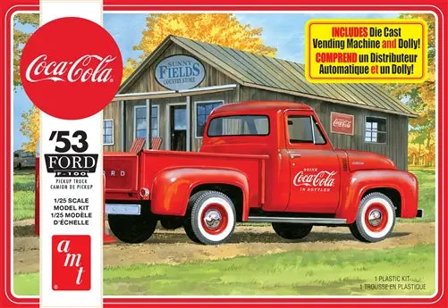 Amt 1953 Coca-Cola Ford Pickup Truck 1:25 - Amt1144 1