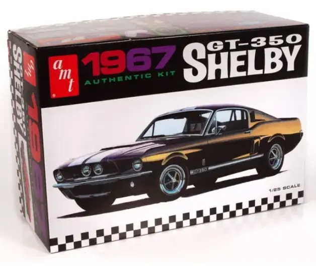 Amt 1967 Shelby Gt350 White 1:25 - Amt800 1