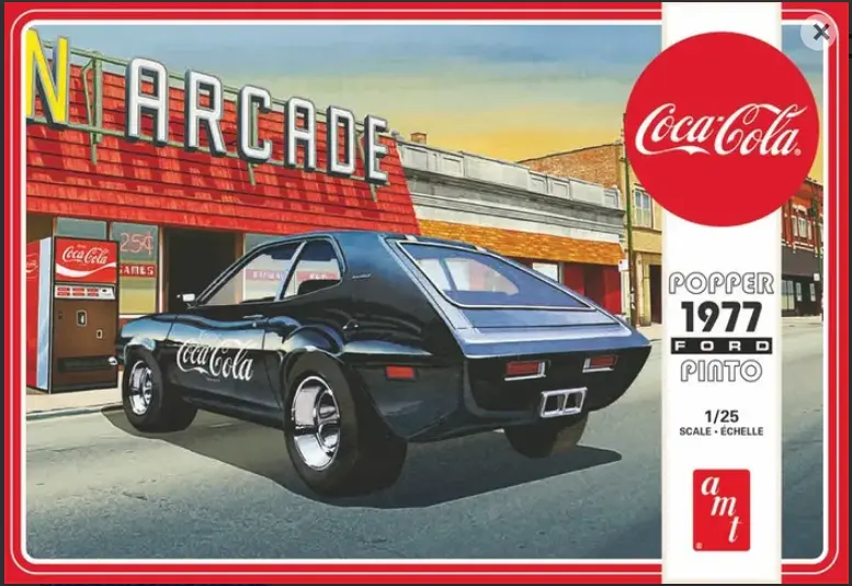 Amt 1977 Ford Pinto Popper W/ Coke Machine 1:25 - Amt1166 1