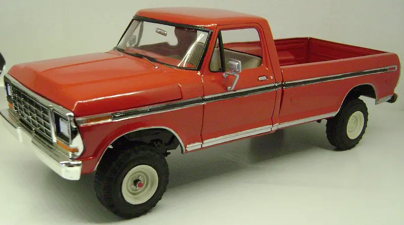 Amt 1978 Ford 4X4 Pickup Firestone 1:25 - Amt858 2