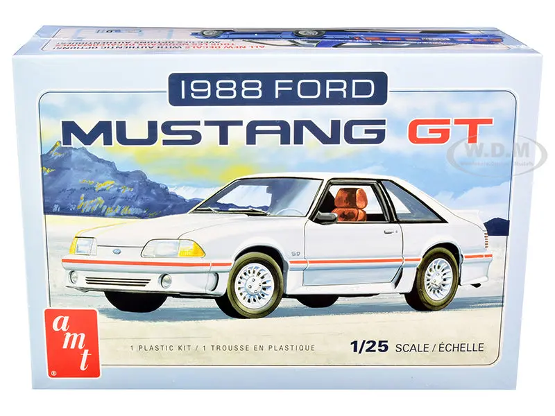 Amt 1988 Ford Mustang Gt 2T 1:25 - Amt1216 1