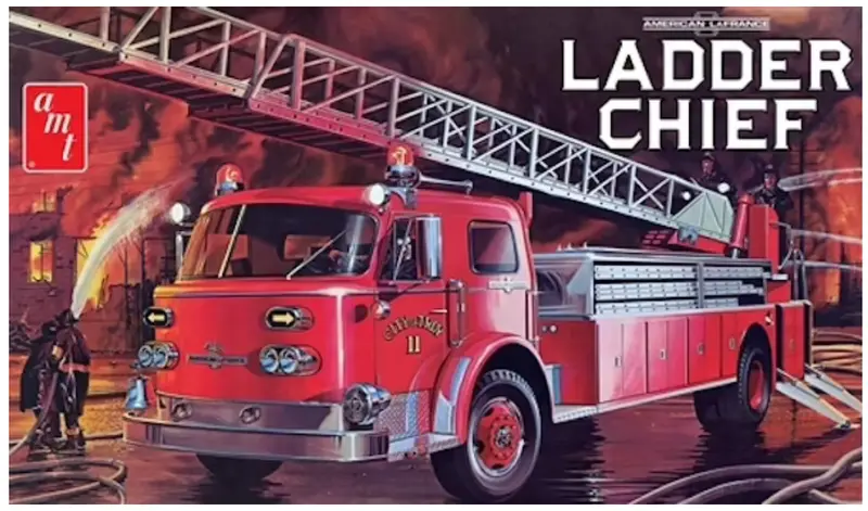 Amt American Lafrance Ladder Chief Fire Truck 1:25 - Amt1204 1