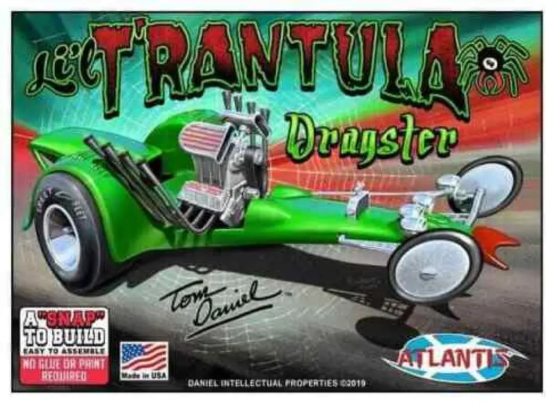 Atlantis Snap Lil Trantula Dragster Tom Daniel 1:32 - Amcm6651 1