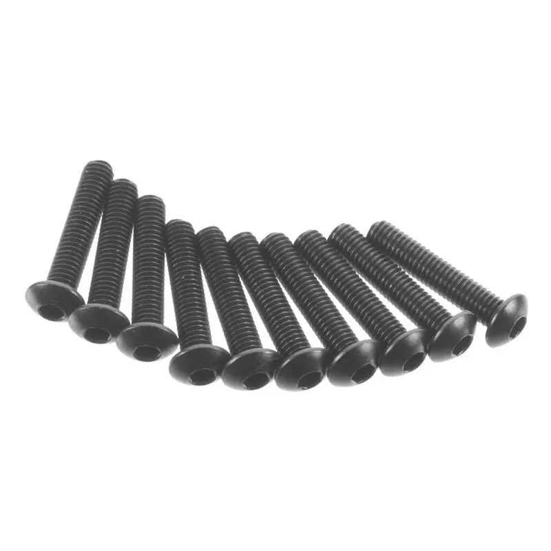 Axial 3X15mm Hex Drive Button Head Screws 10Pcs Axa117 - Axic0117 1