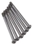 Axial 3X35mm Hex Drive Button Head End Threaded Screw Shafts 6Pcs - Axa0125 1