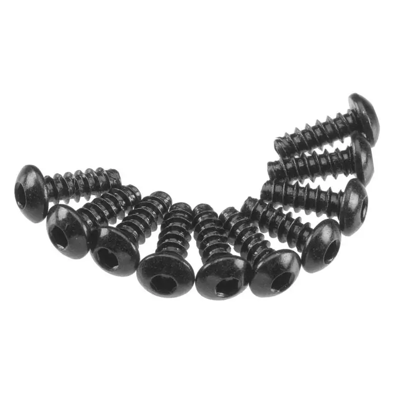 Axial 3X8mm Hex Drive Button Head Plastic Thread Screws 10Pcs Axa434 - Axic0120 1