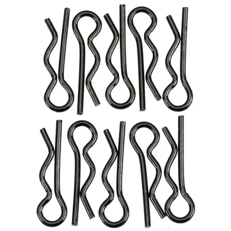 Axial 6Mm Black Body Clips 10Pcs Axa1059 - Axic1059 1