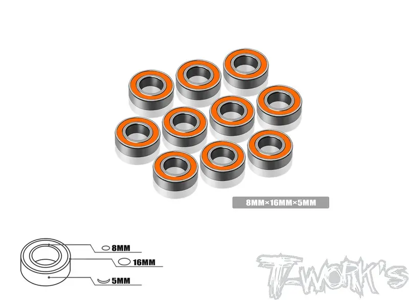 Bearing 8X16x4mm - 10Pcs 1