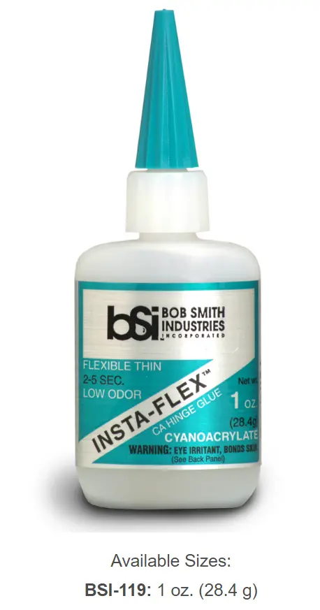 Bsi Insta-Flex Thin Flexible Ca Hinge Glue 30Ml - Bsi119 1