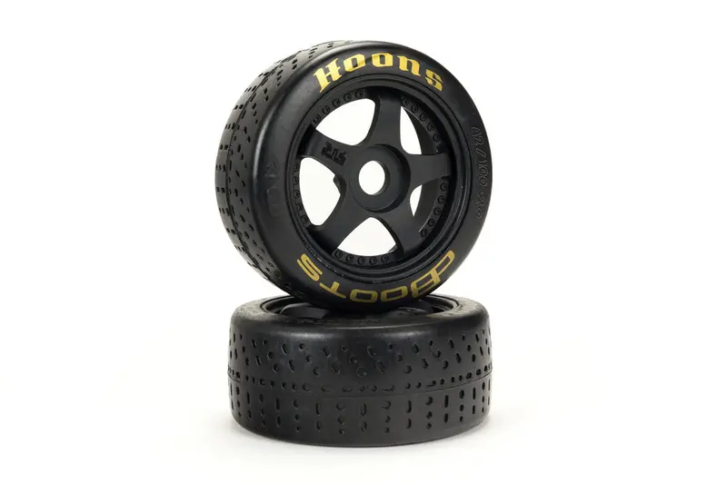 Dboots Hoons 42/100 2.9 Gold Belted 5-Spoke Wheels And Tyres - Felony / Infraction 1