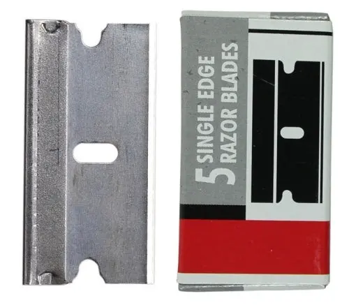 Delta No.9 Single Edged Razor Blades 5Pck - Dl32009 1