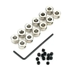 Dubro 1/16In Dura Collars W/ Grub Screws 12Pcs - Dbr595 1