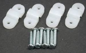 Dubro 1/8In Nylon Landing Gear Straps 4Pcs - Dbr238 1