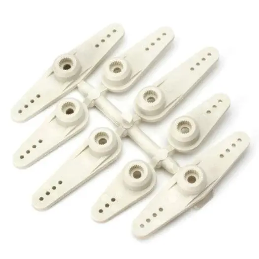 Dubro 24T Super Saver Long Nylon Servo Horns Suit Old Hitec 8Pcs - Dbr672 1