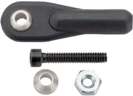 Dubro 4-40 Swivel Ball Link For 4-40 Rod W/ Hardware 2Pcs - Dbr2161 1