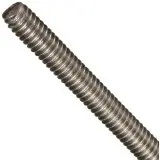 Dubro 4-40X12in Stainless Steel All-Thread Rod 1Pc - Dbr379single 1