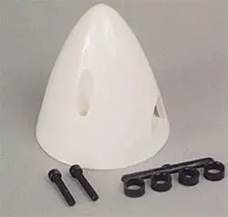 Dubro 57.15Mm Spinner 2-Blade White 1Pc - Dbr278 1