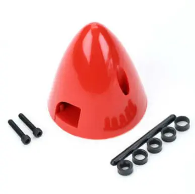 Dubro 63.5Mm Spinner 2-Blade Red 1Pc - Dbr286 1