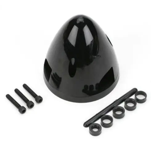 Dubro 76.2Mm 3-Blade Spinner Black - Dbr550 1