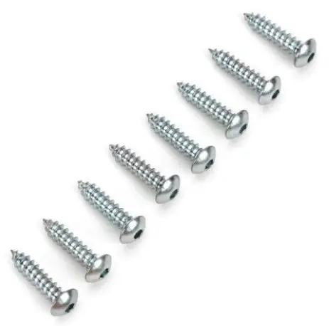 Dubro No.6X1in Button Head Sheet Metal Screw 8Pcs - Dbr532 1