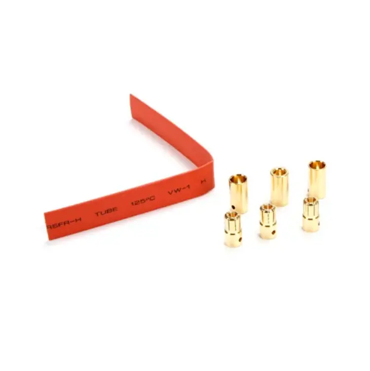 E-Flite 6.5Mm Gold Bullet Connectors 3 Pair - Efla266 1