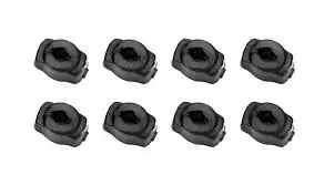 E-Flite Replacement Servo Retaining Collars Suit Bmcx/ Msr/ Habu 8Pcs - Eflh1067 1