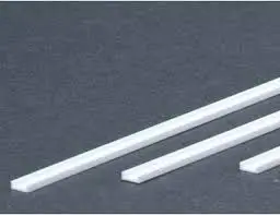 Evergreen 4.8X350mm Styrene C-Channel White 3Pcs - Eg266 1