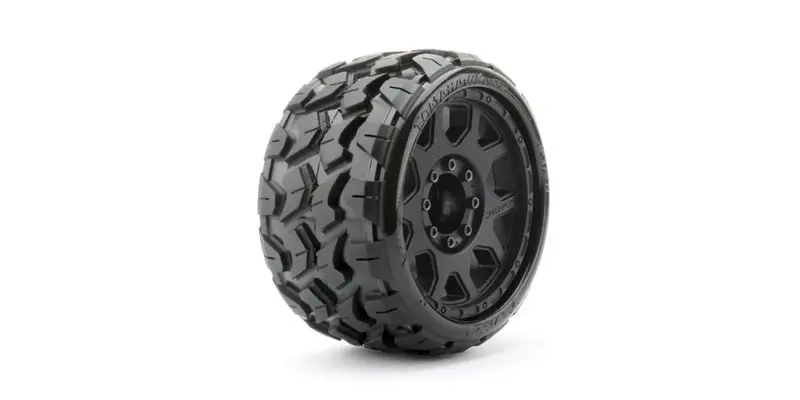 Extreme Tyre Mt Tomahawk Low Profile Belted 3.8" For Traxxas Maxx - 1Pr 1