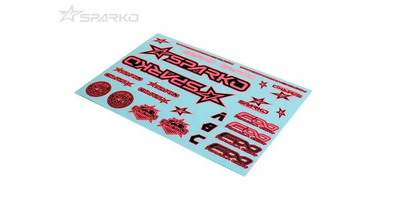 F8 Stickers For Body Shell - Pink 1