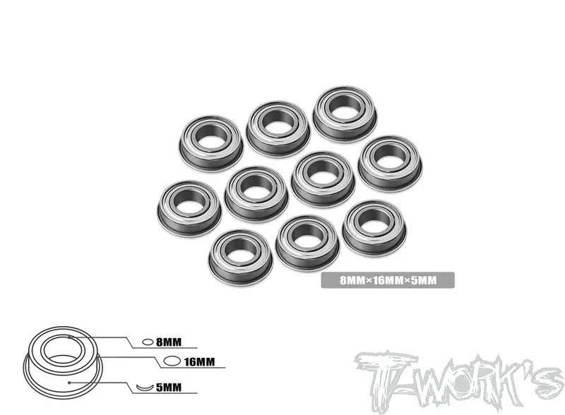 Flanged Bearing 8X16x5mm - 10Pcs 1