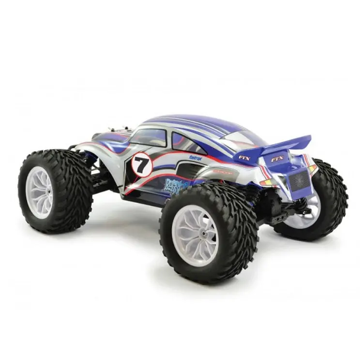 Ftx 1:10 Bugsta 4Wd Blue Monster Truck W/ 2.4Ghz Radio, Brushed Motor, Battery & Charger - Ftx-5530 2